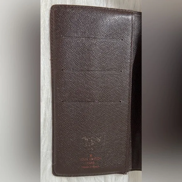 Authentic Vintage Louis Vuitton Damier Ebene Pattern Bifold Wallet GUC - Picture 7 of 15